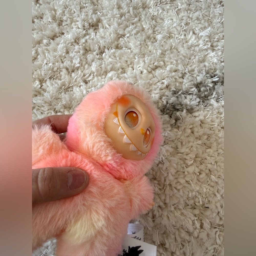 POP MART Labubu plush hanging pendant keychain from "The Monsters" series GUC - Picture 5 of 8